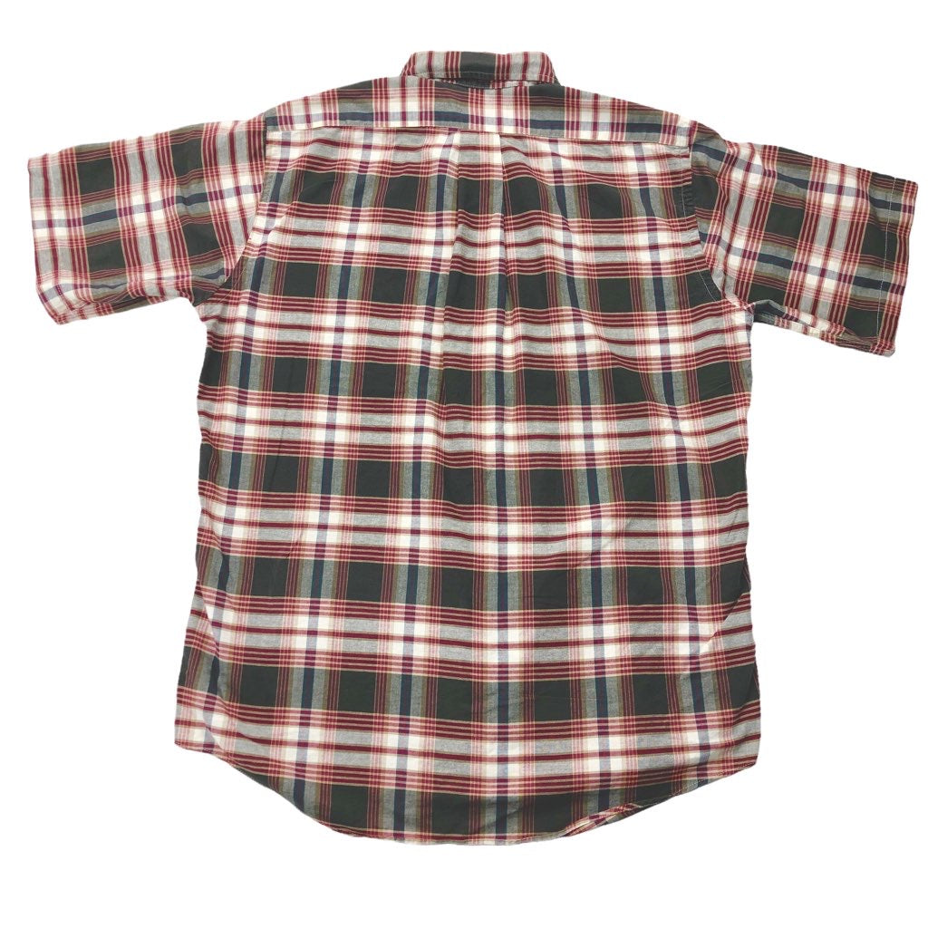 USA製 L.L.Bean エルエルビーン 半袖 シャツ チェック ボタンダウン B.Dシャツ