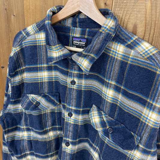 ’18 patagonia パタゴニア フィヨルド フランネルシャツ 長袖シャツ ワークシャツ 53947 チェックシャツ