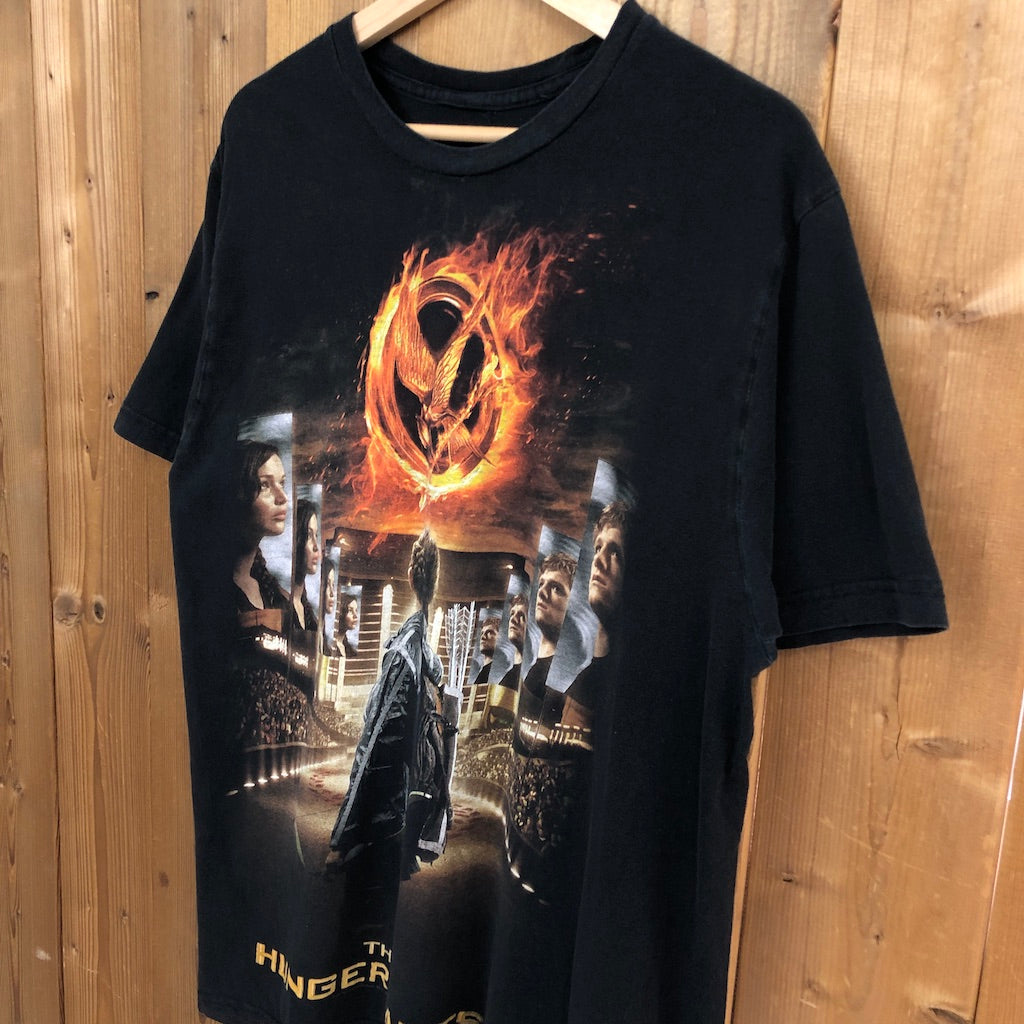 THE HUNGER GAME ハンガーゲーム プリントTシャツ ムービーT 映画 半袖 カットソー
