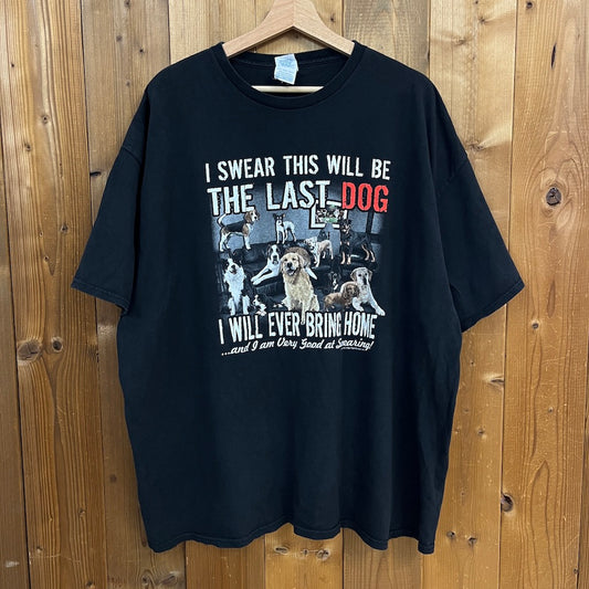 DELTA Pro weight デルタ I SWEAR THIS WILL BE THE LAST DOG 犬T Tシャツ 半袖 カットソー ブラック