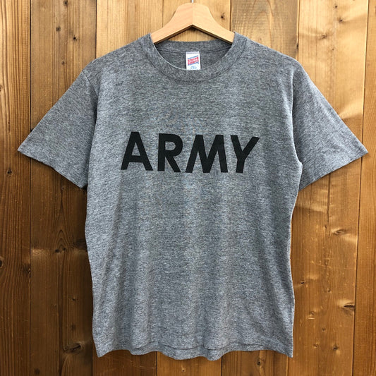 USA製 90s vintage SOFFE SHIRTS ソフィー Tシャツ 半袖 カットソー ARMY ビッグプリント