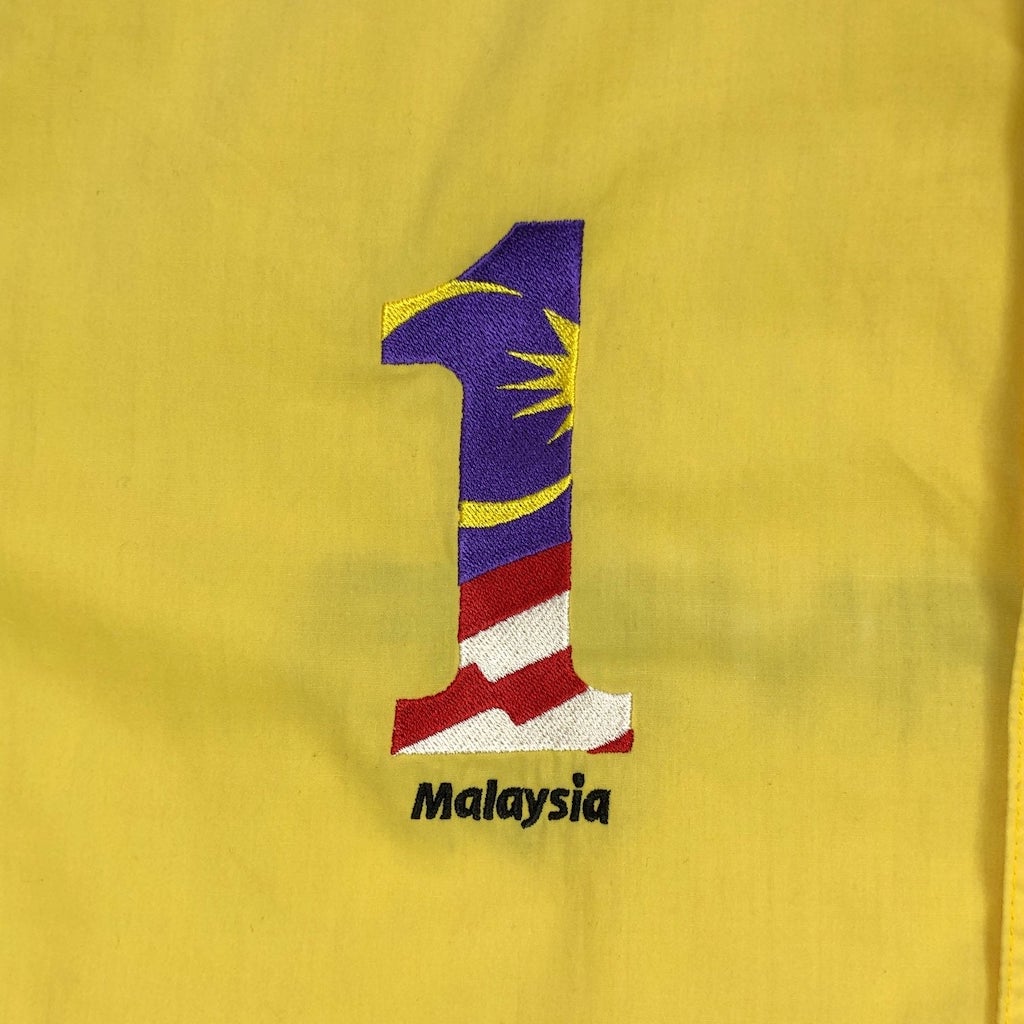 1malaysia 1マレーシア ピットシャツ レーシングシャツ ボタンダウン 半袖