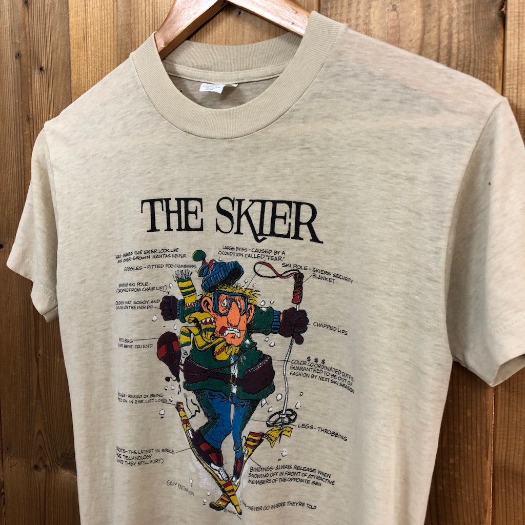 80s vintage devknit Tシャツ 半袖 カットソー ビッグプリント