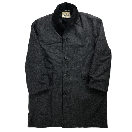 90s vintage WOOLRICH ウールリッチ ツイード ウールコート ミドル丈コート