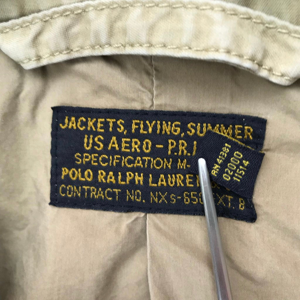 Ralph Lauren ラルフローレン M-421B サマーフライトジャケット フライトジャケット タロンジップ TALON