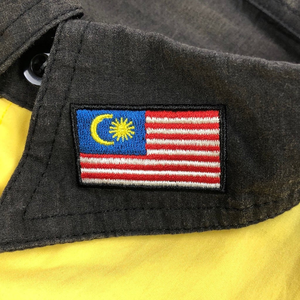 1malaysia 1マレーシア ピットシャツ レーシングシャツ ボタンダウン 半袖