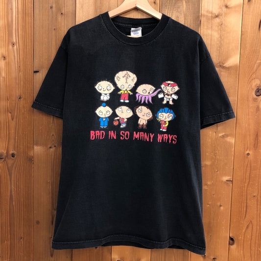 FAMILY GUY ファミリーガイ ステューウィー Tシャツ 半袖 カットソー ビッグプリント キャラクターTシャツ