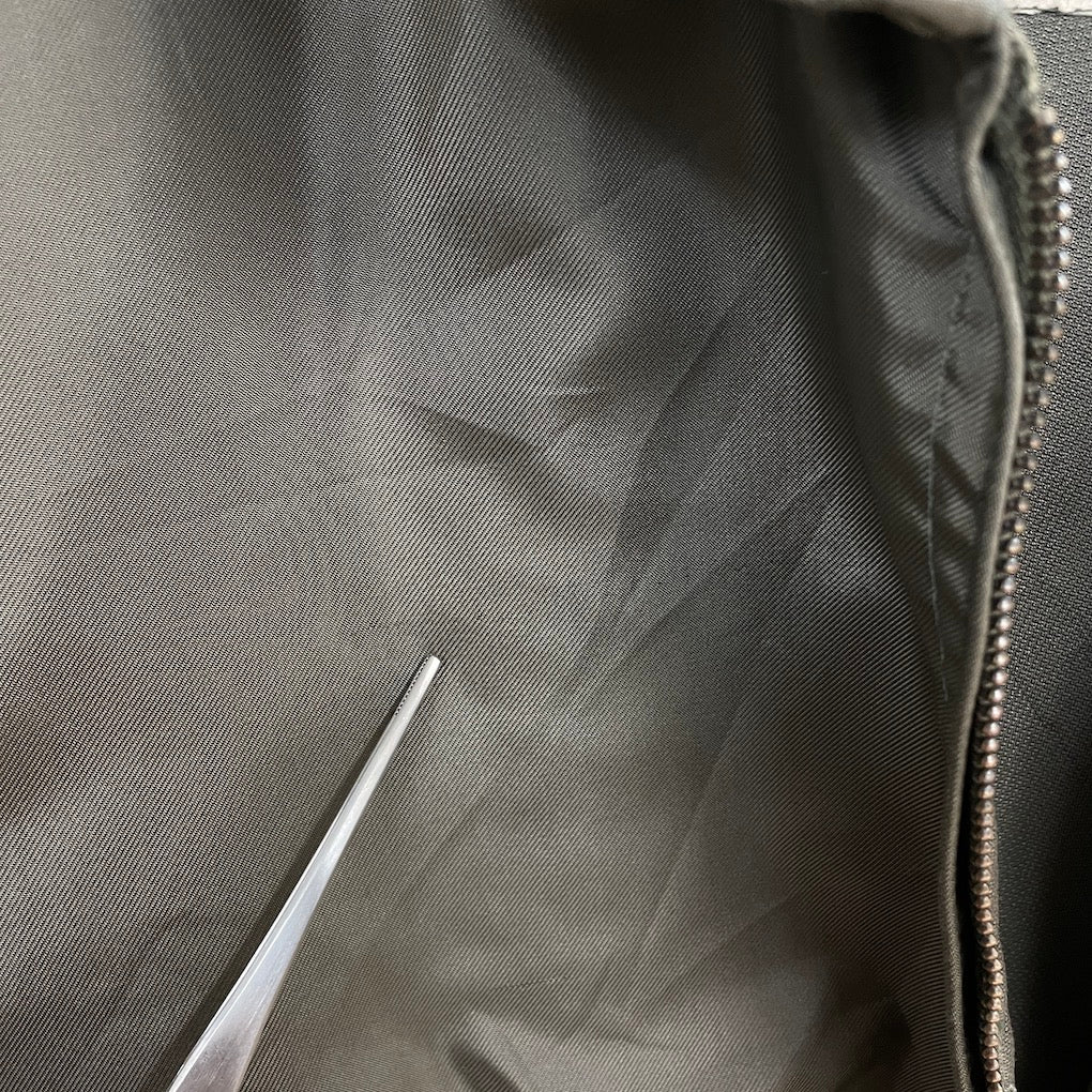 80s vintage U.S.ARMY USAF CWU-36/P フライトジャケット 米軍 ミリタリー ジップアップ フルジップ 軍モノ