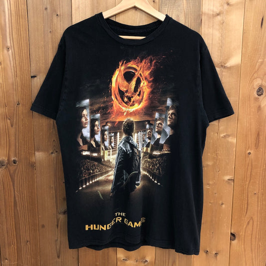 THE HUNGER GAME ハンガーゲーム プリントTシャツ ムービーT 映画 半袖 カットソー
