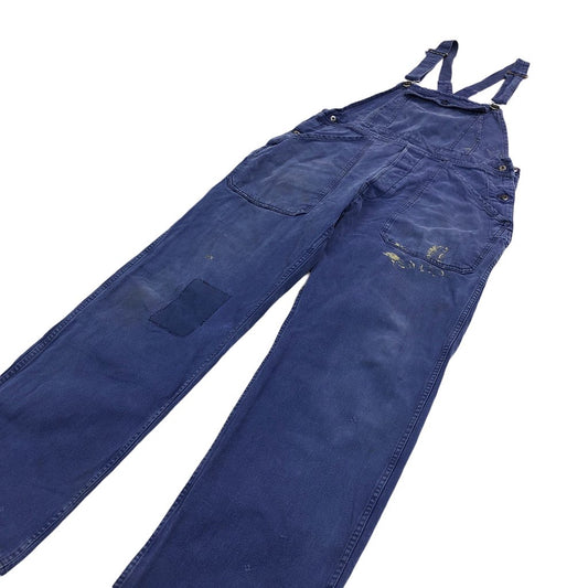 70s Euro Work Vintage ユーロワークヴィンテージ Adolphe Lafont アドルフラフォン オーバーオール コットンツイル