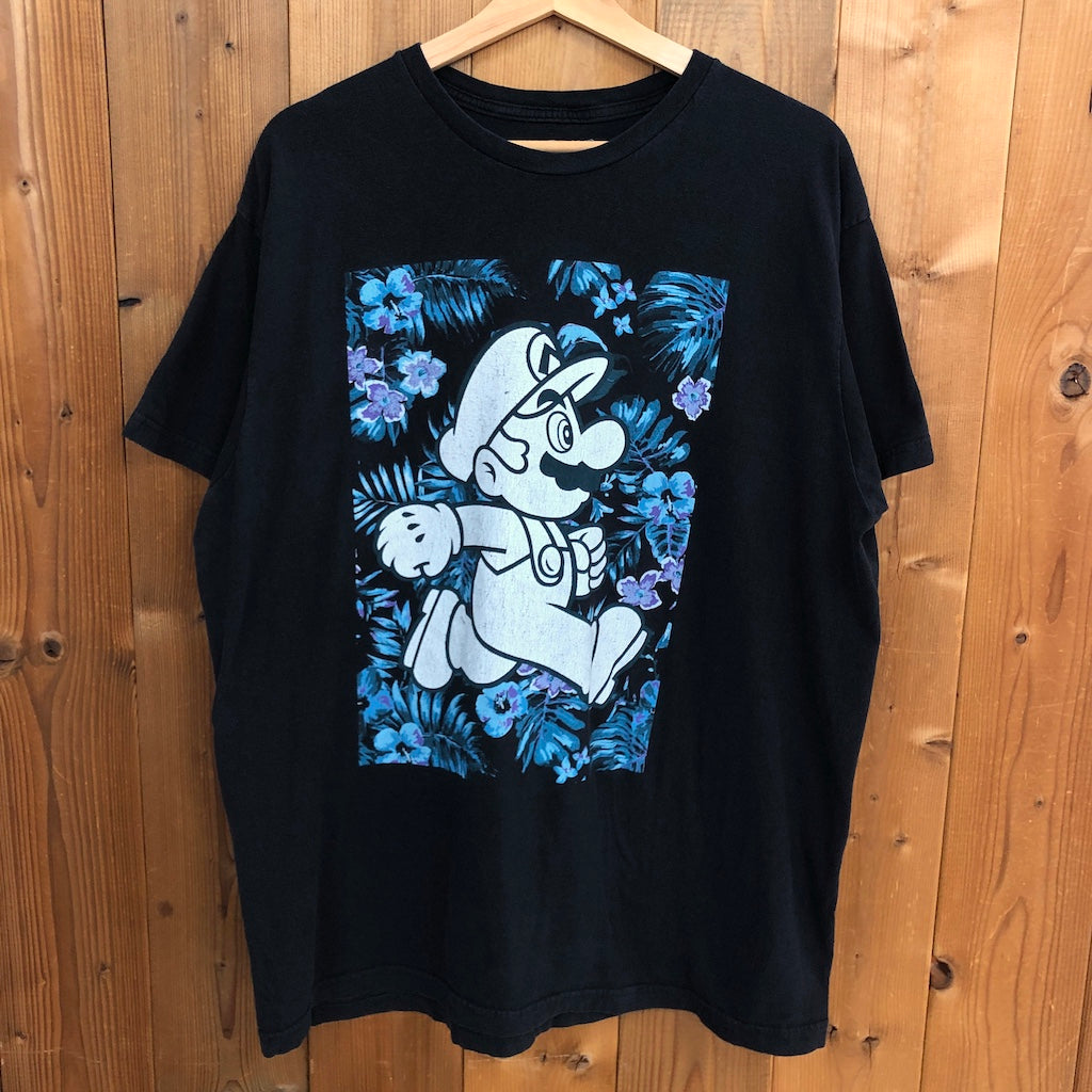 2015年 SUPER MARIO スーパーマリオ プリントTシャツ 半袖 カットソー NINTENDO ニンテンドー