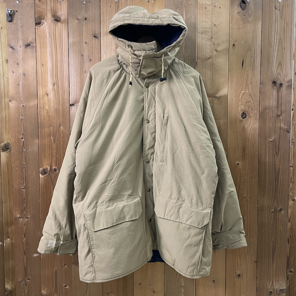 70s vintage L.L.Bean エルエルビーン 中綿ジャケット 着脱式フーディー フルジップ ジップアップ