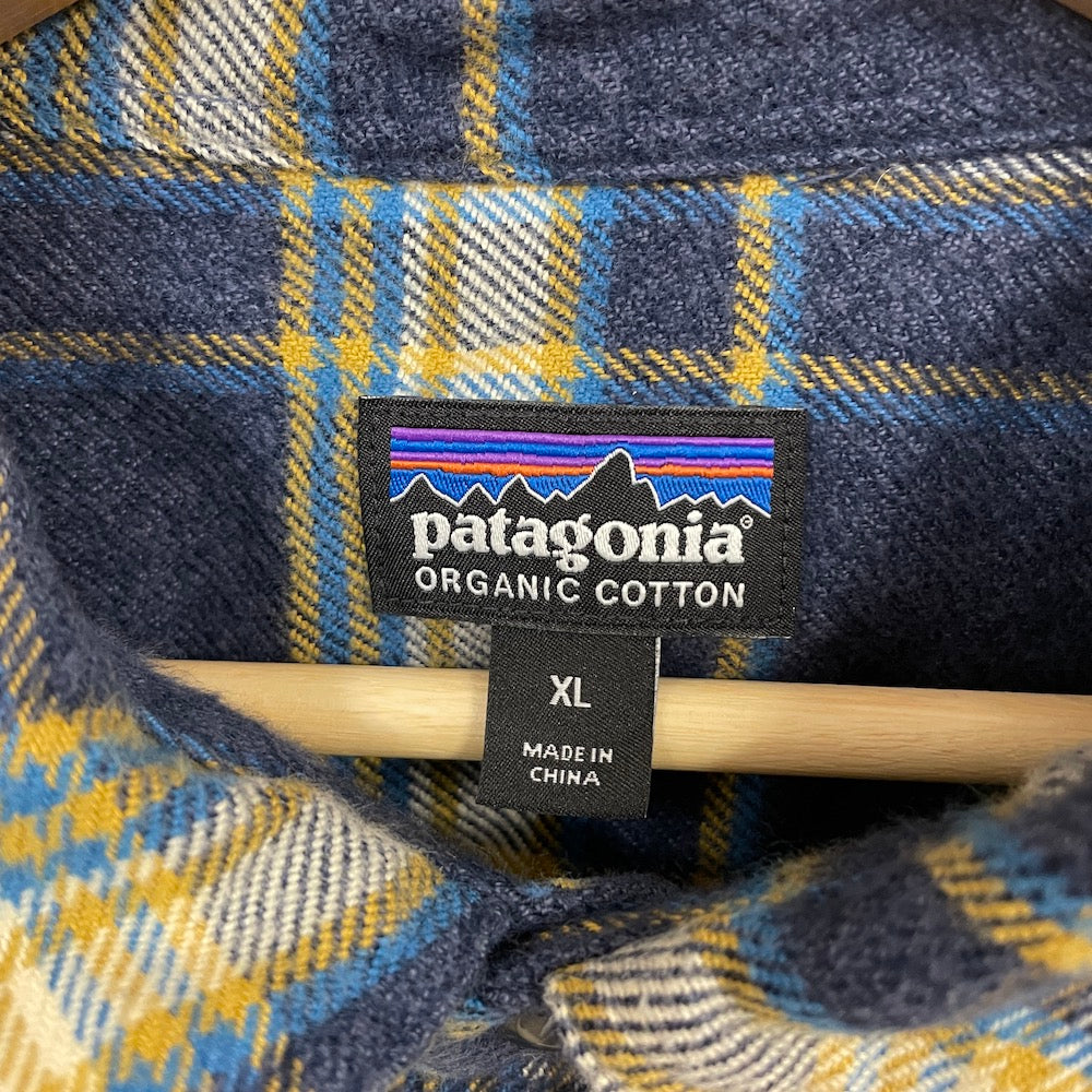 ’18 patagonia パタゴニア フィヨルド フランネルシャツ 長袖シャツ ワークシャツ 53947 チェックシャツ