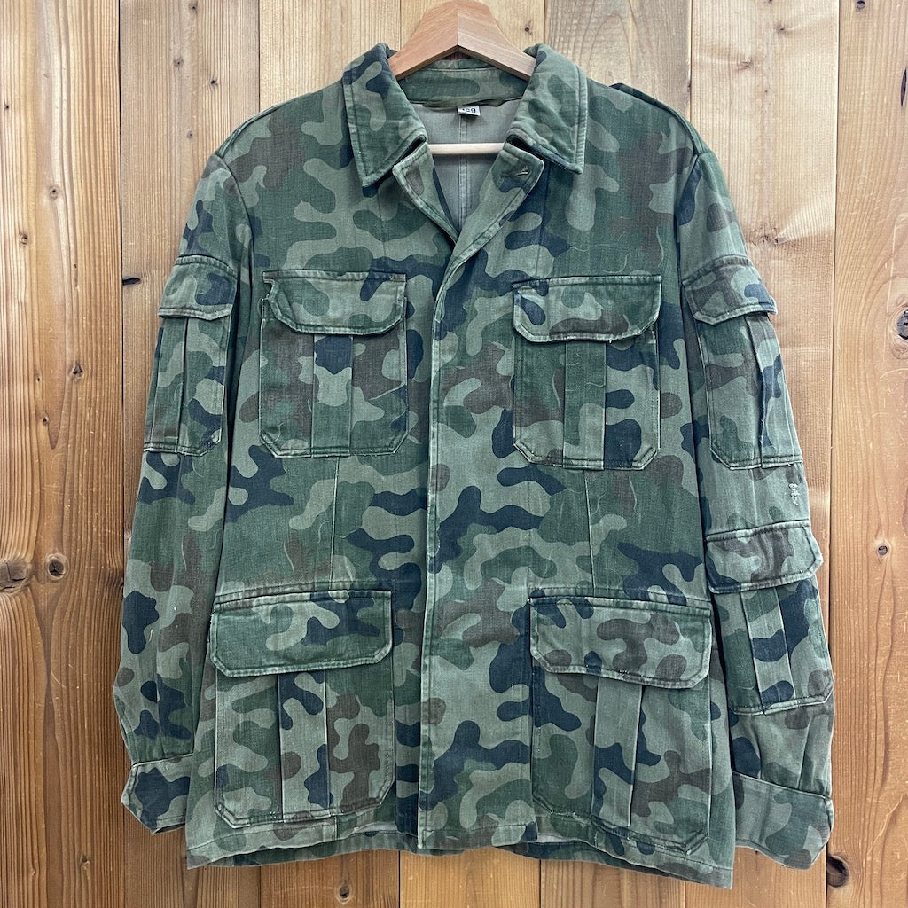 90s vintage ポーランド軍 ミリタリージャケット カモ柄 軍モノ