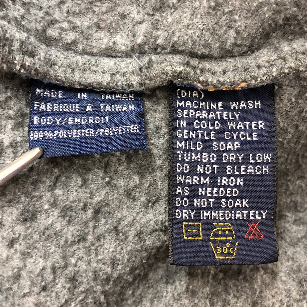 90s vintage TOMMY HILFIGER トミーヒルフィガー ATHLETIC GEAR アスレチックギア ハーフジップ フリース プルオーバー ナイロン切替