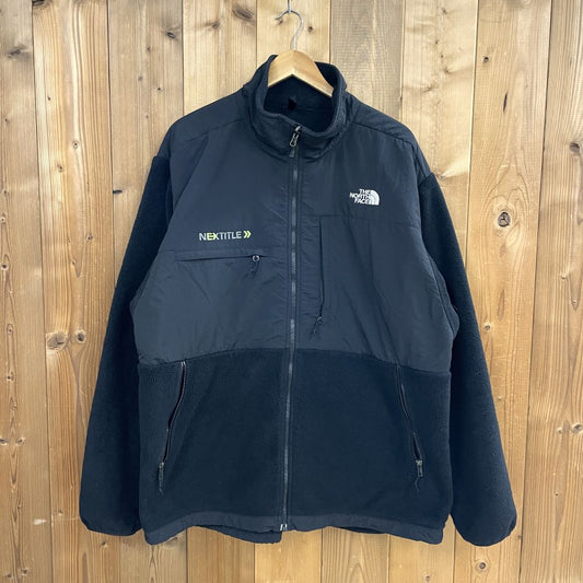 THE NORTH FACE ノースフェイス   DENALI  デナリ フリース Fleece  ジャケット JACKET  黒  XXL 2XL　企業刺繍