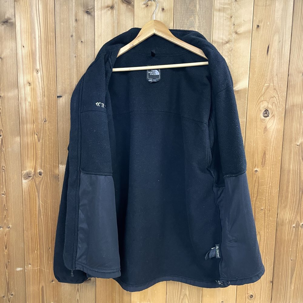 THE NORTH FACE ノースフェイス   DENALI  デナリ フリース Fleece  ジャケット JACKET  黒  XXL 2XL　企業刺繍