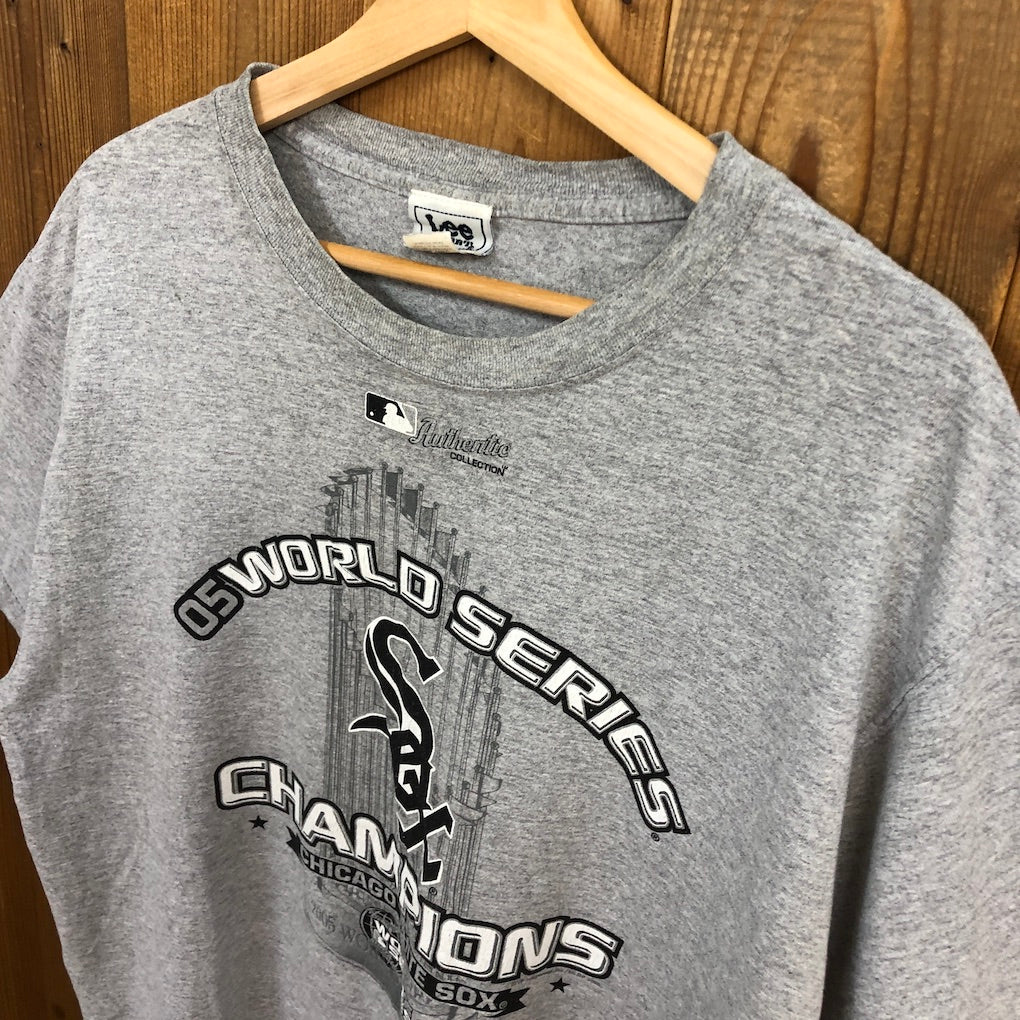 Lee リー MLB CHICAGO WHITE SOX シカゴ ホワイトソックス プリントTシャツ WORLD SERIES CHAMPIONS 2005 半袖 カットソー
