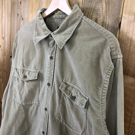 90s vintage OLD GAP オールドギャップ 長袖シャツ ベロア調