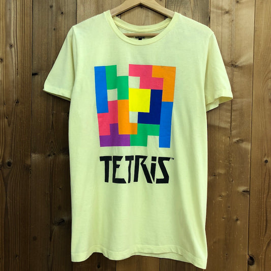 TETRIS テトリス Tシャツ 半袖 カットソー ビッグプリント ゲームTシャツ