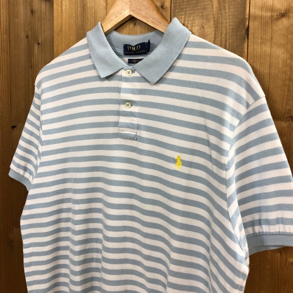 Polo Ralph Lauren ポロラルフローレン ポロシャツ CUSTOM FIT カスタムフィット ボーダー 半袖
