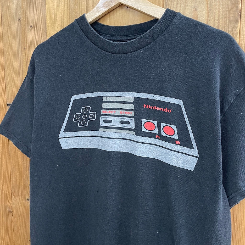 任天堂 Tシャツ 半袖 カットソー ファミコン ビッグプリント