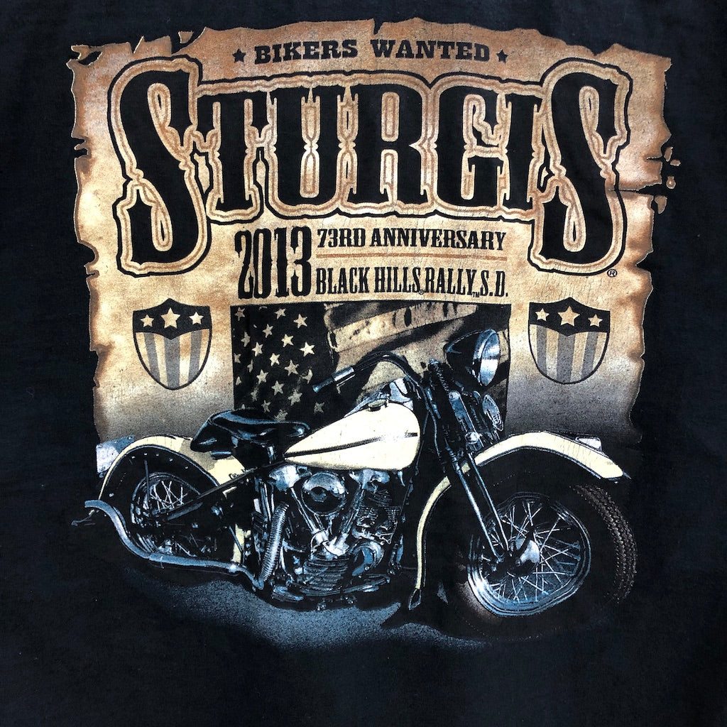 FRUIT OF THE LOOM フルーツオブザルーム STURGIS スタージス プリントTシャツ 半袖 カットソー バイク 2013年