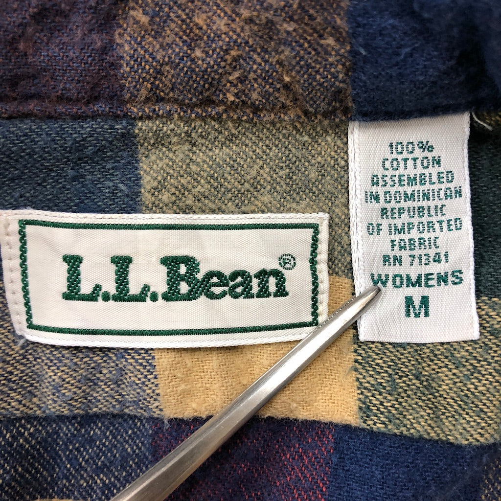 L.L.Bean エルエルビーン 長袖シャツ BDシャツ ボタンダウン コットン チェック