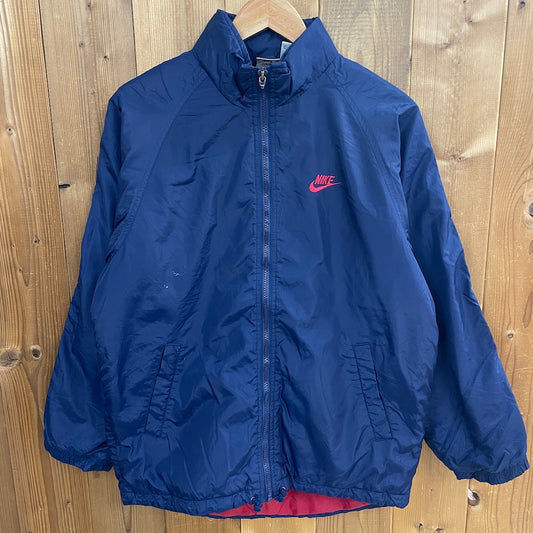 90s vintage NIKE ナイキ ナイロンジャケット バックロゴ ワンポイント