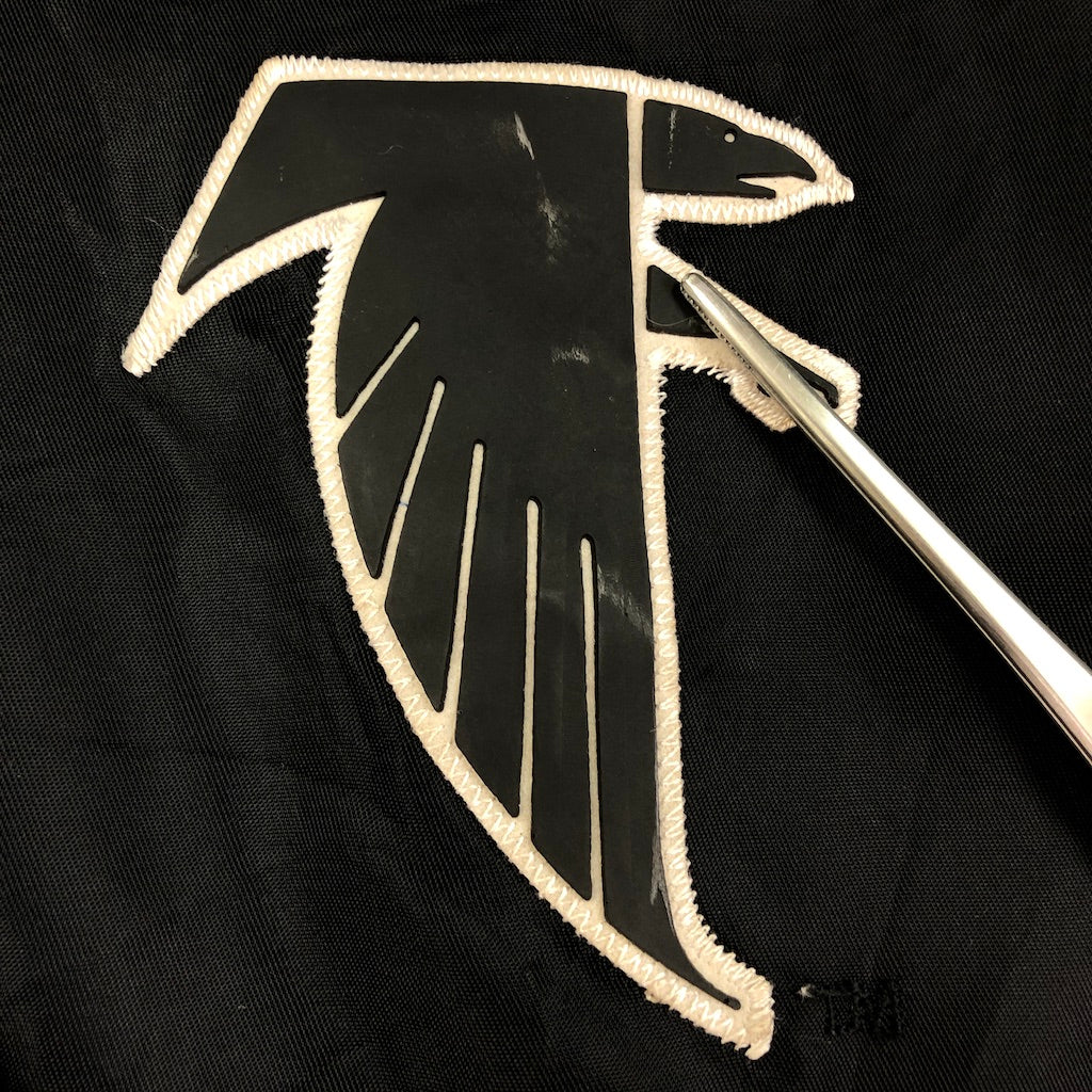 Team NFL CAMPRI TEAMLINE カンプリチームライン ATLNTA FALCONS アトランタファルコンズ ナイロン ジャケット プルオーバー 古着/USED