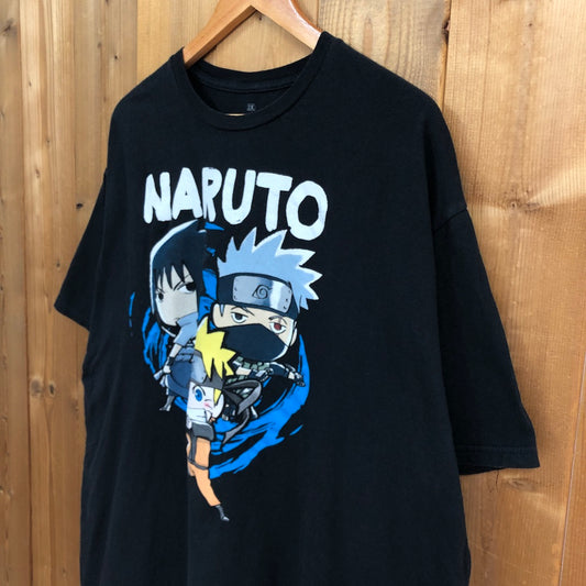 RIPPLE JUNCTION リップルジャンクション NARUTO ナルト 疾風伝 サスケ カカシ プリントTシャツ 半袖 カットソー アニメT 漫画