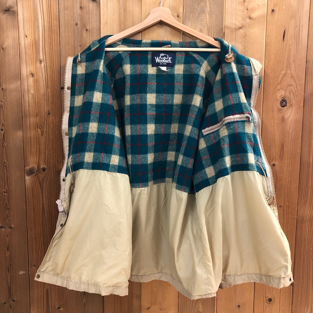 USA製 80s vintage Woolrich ウールリッチ マウンテンパーカー ナイロンジャケット フルジップ ジップアップ