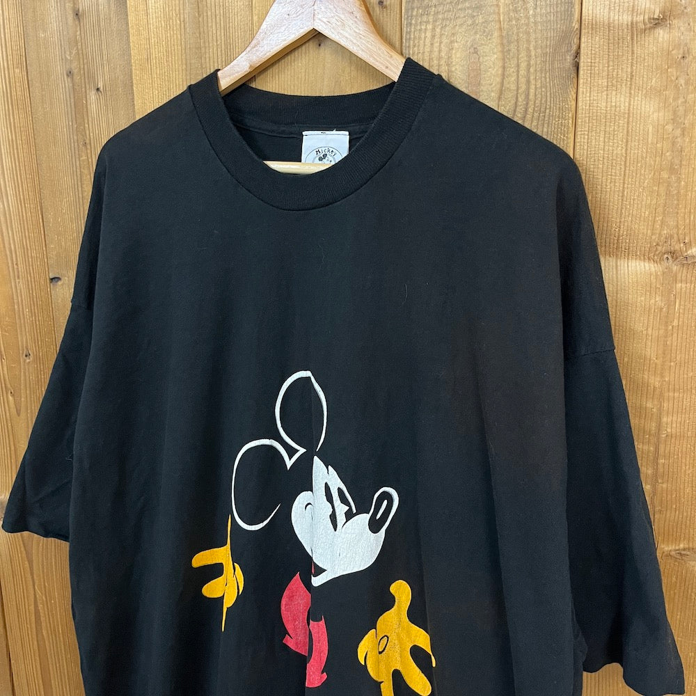90s vintage Mickey & Co ミッキーマウス Disney Tee ディズニー プリント Tシャツ 半袖 キャラクター