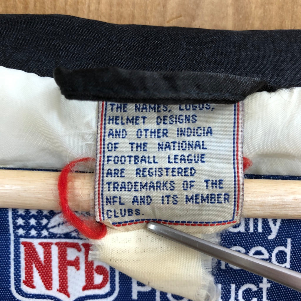 90s vintage RAIDERS レイダース ナイロンジャケット NFL APEX ONE 中綿 ワッペン