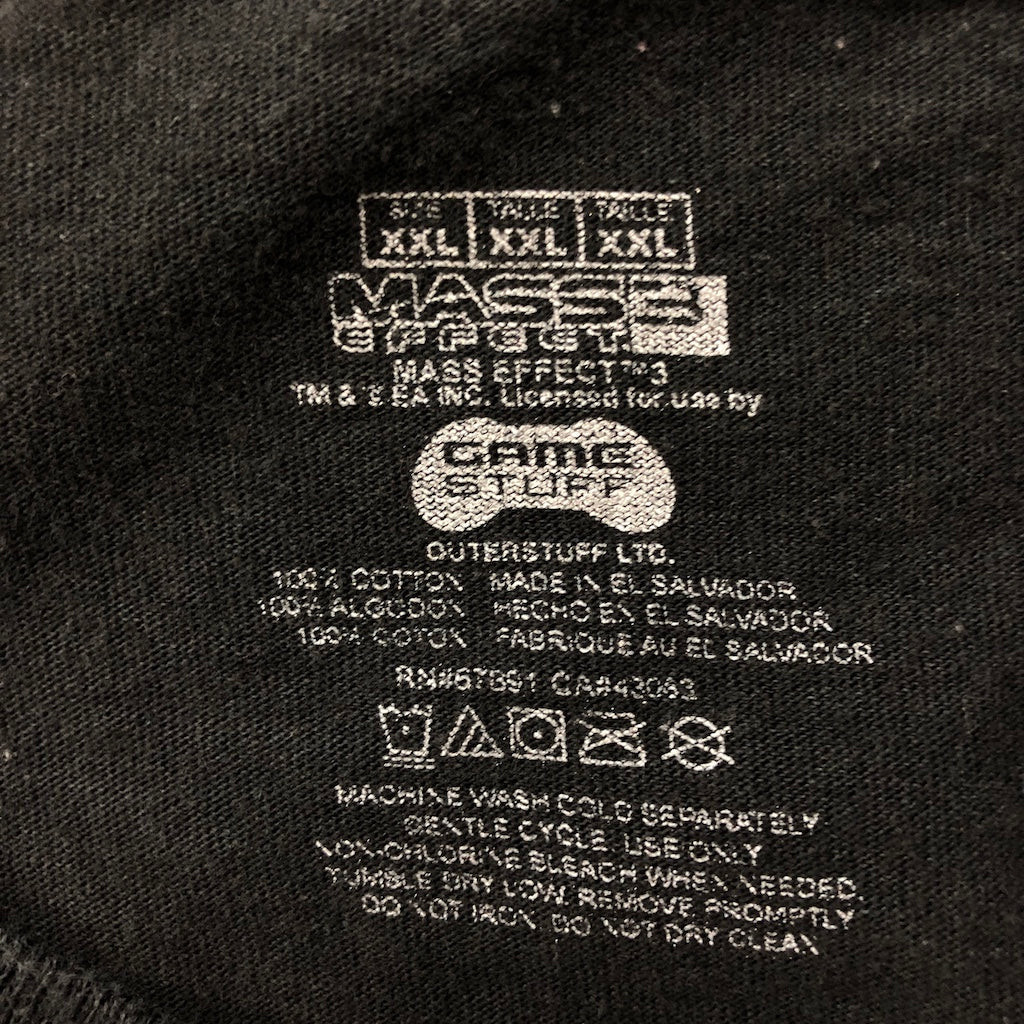 MASS EFFECT 3 Tシャツ 半袖 カットソー ビッグプリント ゲームTシャツ