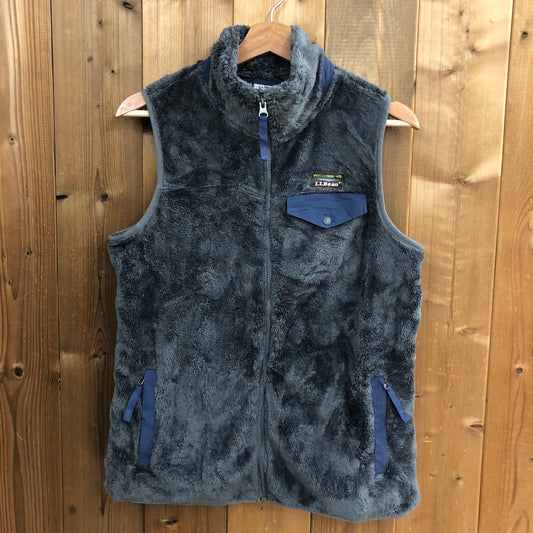 L.L.Bean エルエルビーン フリースベスト パイルボアベスト ジップアップ フルジップ グレー