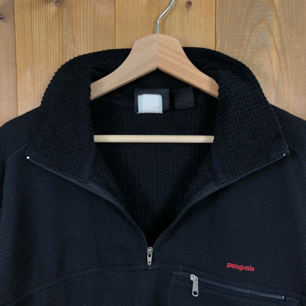 90s vintage USA製 patagonia パタゴニア R1 ZIP-T ハーフジップ POLARTEC プルオーバー