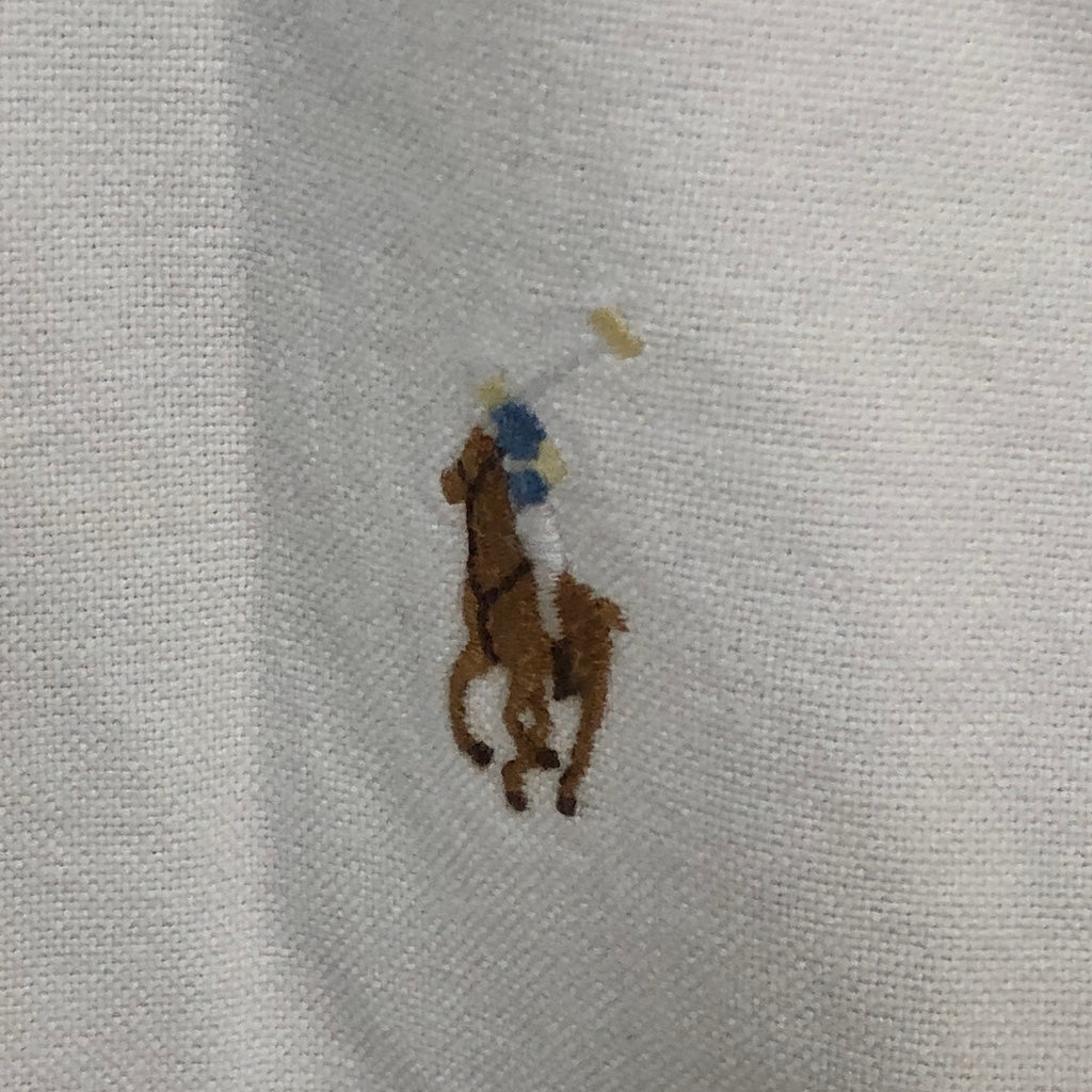 Ralph Lauren ラルフローレン 長袖シャツ BDシャツ ボタンダウン ワンポイント 刺繍 ホワイト
