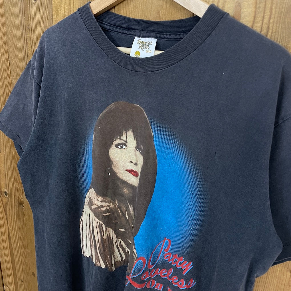 90s vintage USA製 TENNESSEE RIVER Patty Loveless ツアーT プリントTシャツ 半袖 カットソー 古着/USED