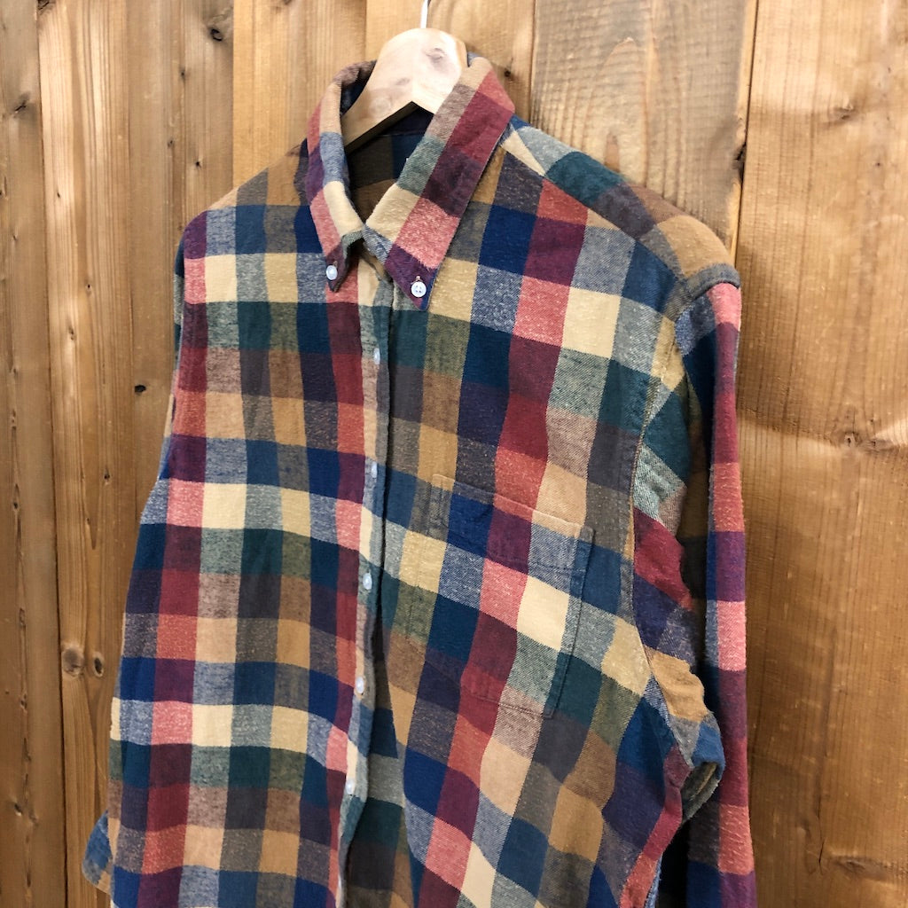 L.L.Bean エルエルビーン 長袖シャツ BDシャツ ボタンダウン コットン チェック