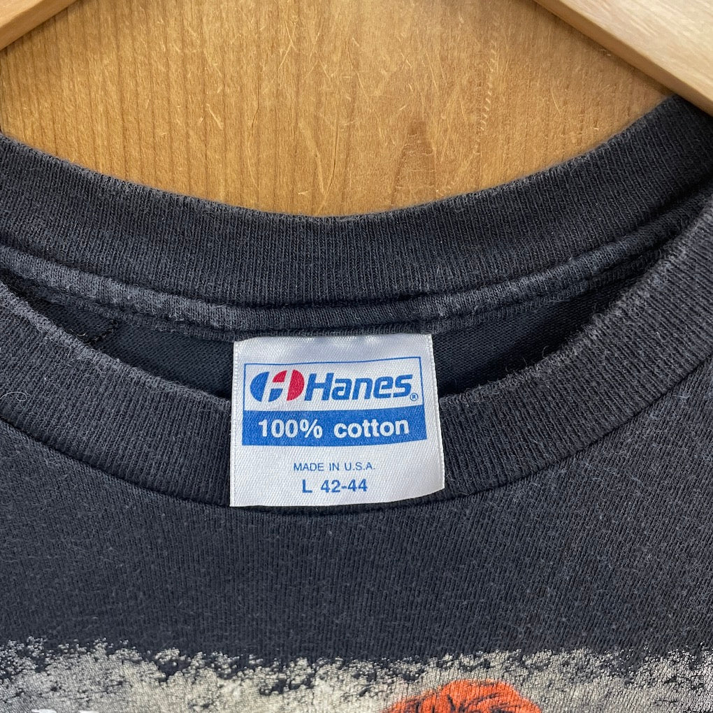 80s vintage USA製 Hanes ヘインズ BONNIE RAITT Tプリントシャツ 半袖