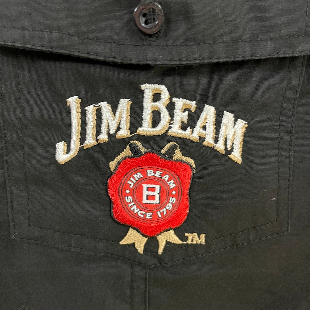 JIM BEAM ジムビーム 半袖シャツ 企業ロゴ 刺繍ロゴ