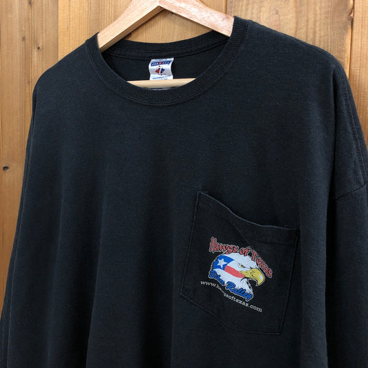 JERZEES ジャージーズ ロンT ロングTシャツ 長袖Tシャツ バックプリント アームプリント