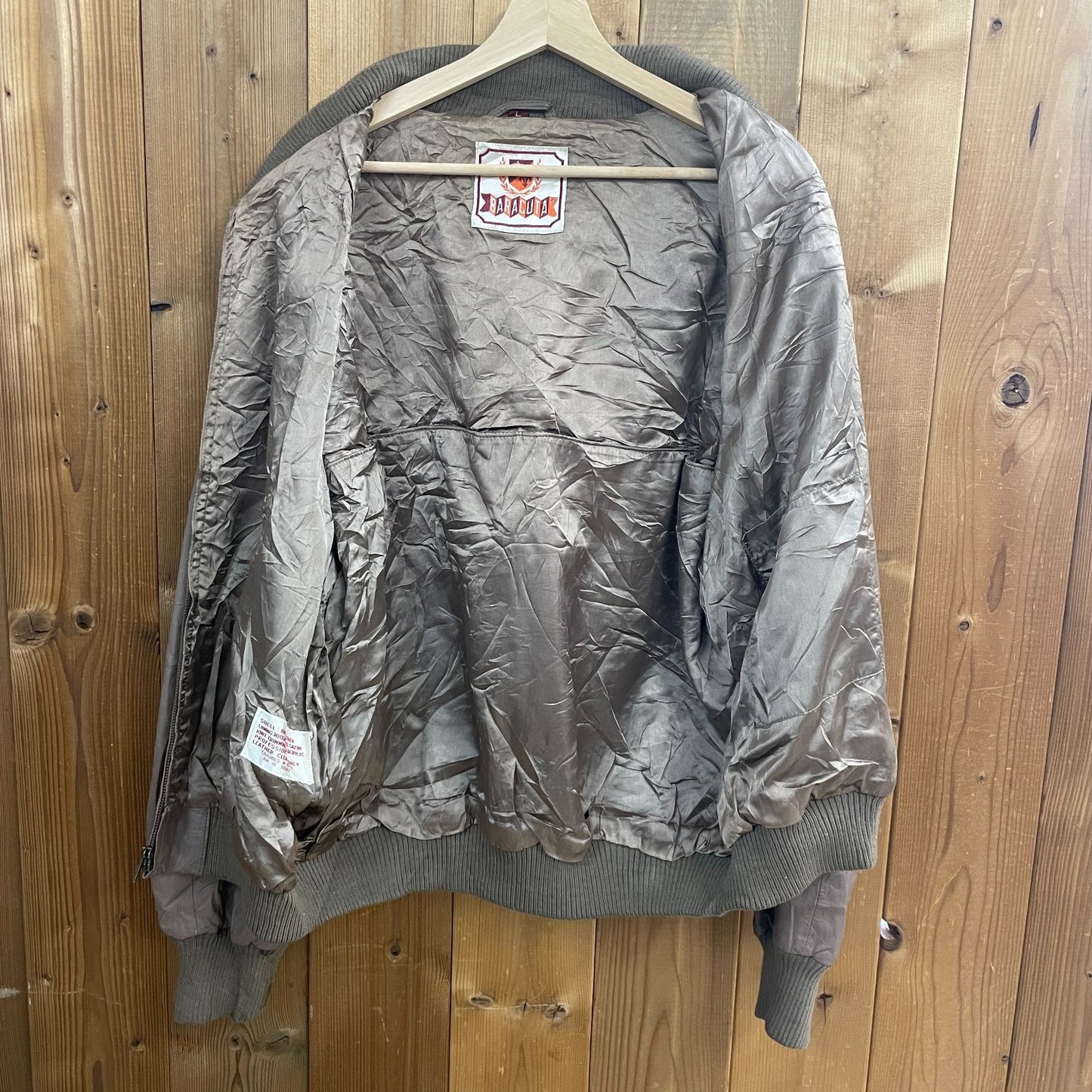 80s 90s BARACUTA G-9 レザー スウィングトップ  バラクータ ハリントン Harrington VINTAGE