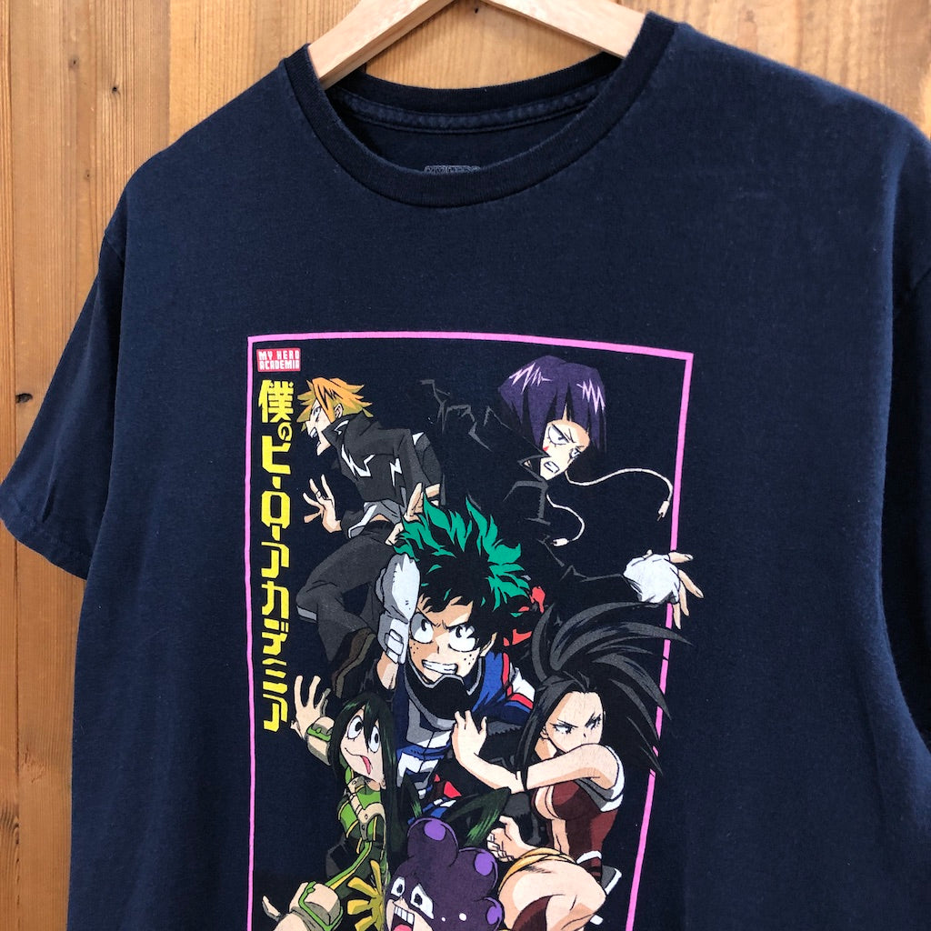 僕のヒーローアカデミア Tシャツ 半袖 カットソー ビッグプリント キャラクターTシャツ ヒロアカ