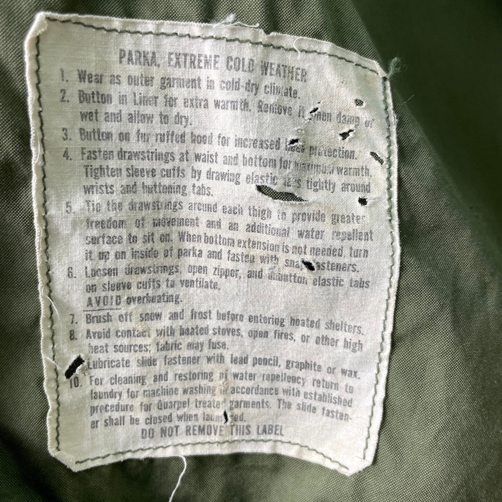 74年製 U.S.ARMY アメリカ軍 M-65 フィールドパーカー モッズコート ジャケット 長袖