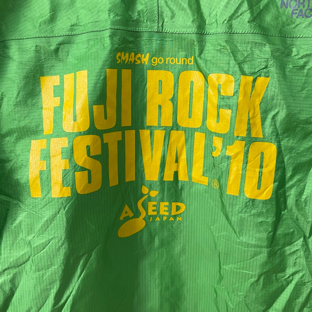 THE NORTH FACE ザ・ノース・フェイス レインテックスエアロジャケット フジロック’10 マウンテンパーカー ポケッタブル