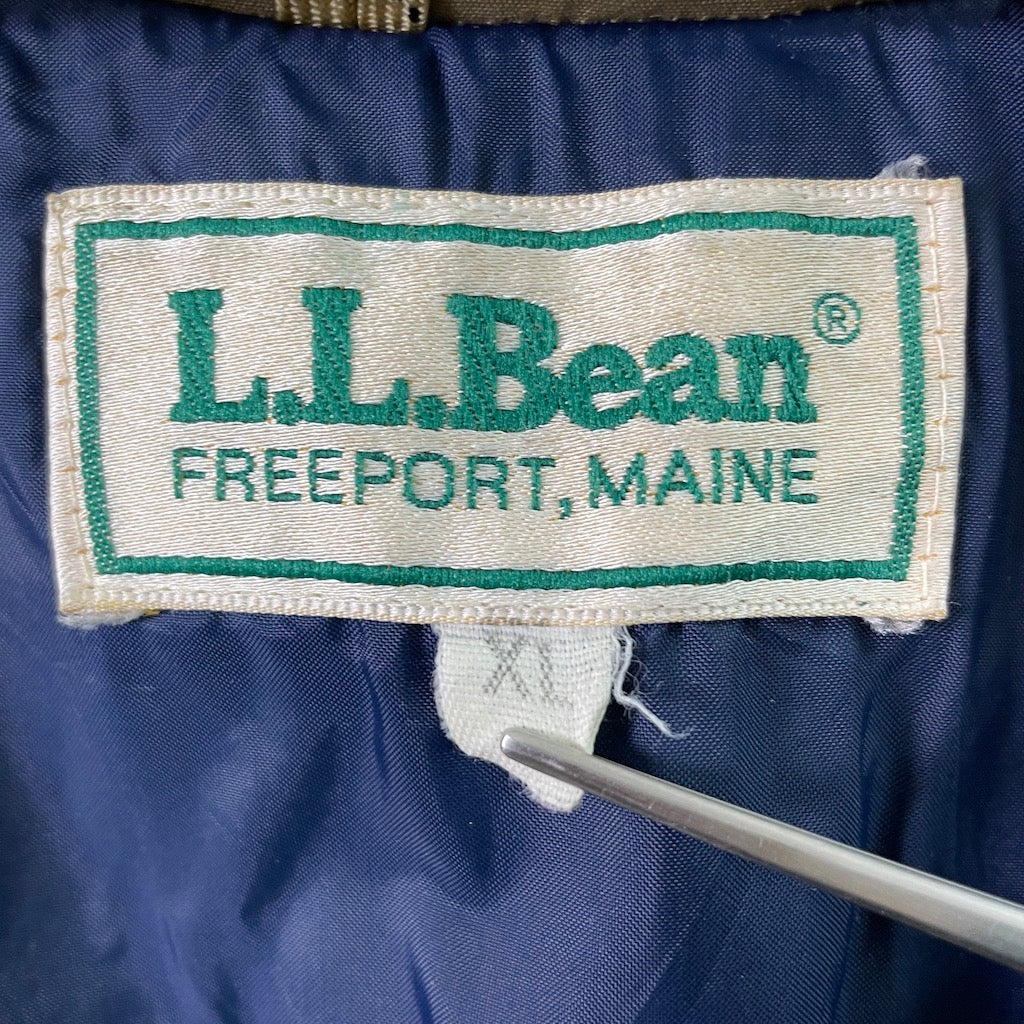 70s vintage L.L.Bean エルエルビーン 中綿ジャケット 着脱式フーディー フルジップ ジップアップ