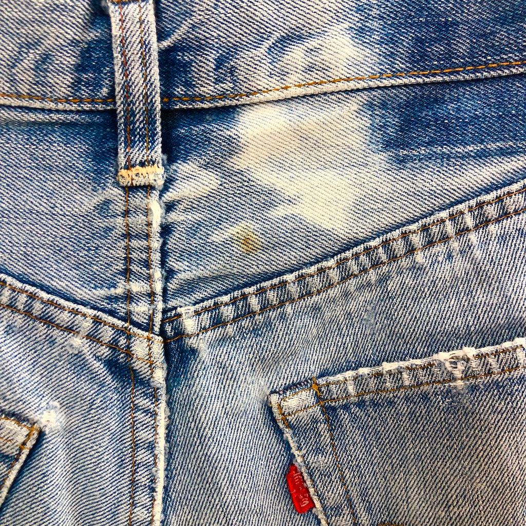 70s Levi's リーバイス 501 66前期 デニム ショートパンツ カットオフ リメイク ショーツ