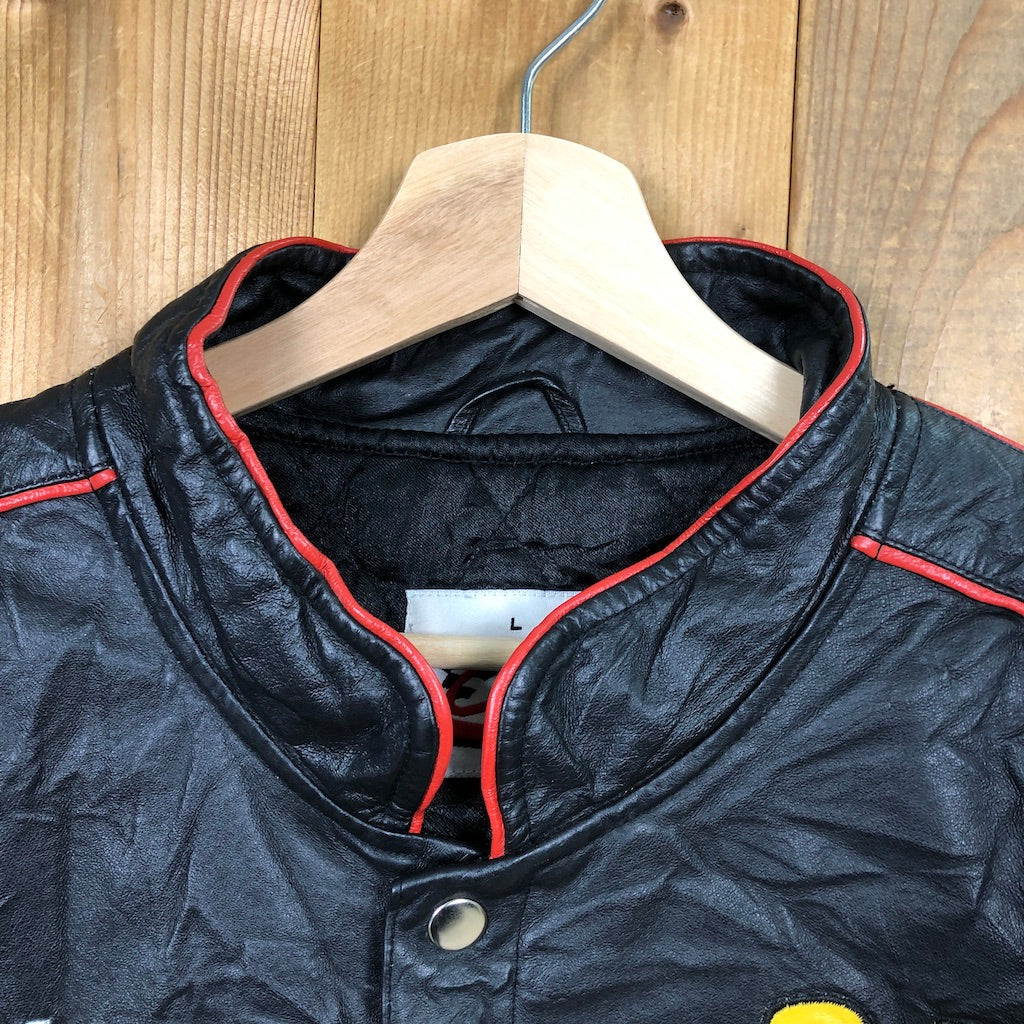 HASE AUTHENTICS ハセオーセンティック DUPONT デュポン レザージャケット レーシングジャケット 刺繍